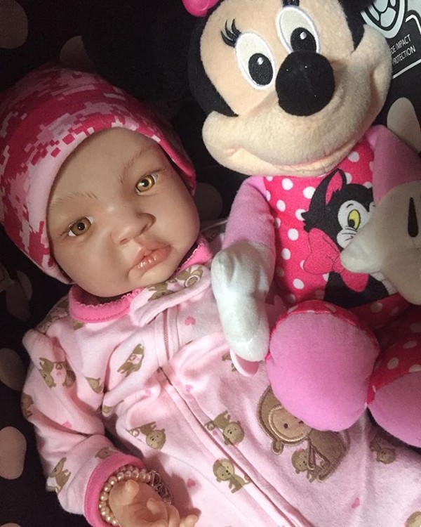 #Ababydoll Happy #Minnie power Tuesday!! With #Reborn Shyann ??
