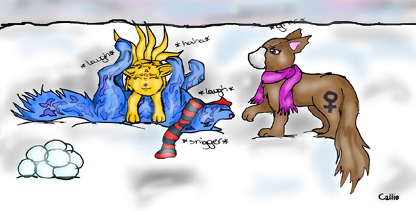Playing In The Snow