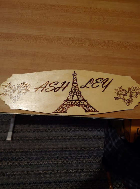 Ashley's Door sign