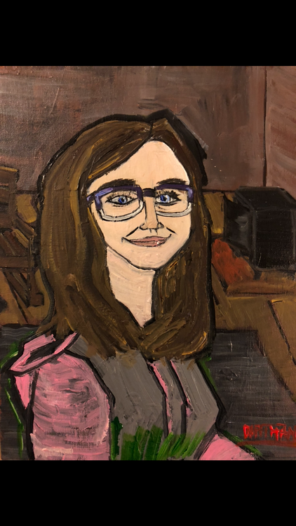 Rylee. Portrait of the Artists Daughter. 