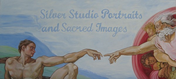 Silver Studio Sign