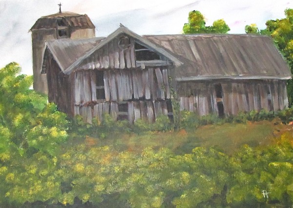 Barn by the Falls