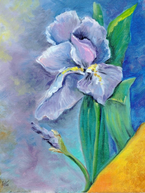 Purple Iris Blues