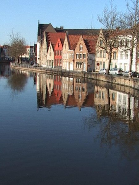 On a BRUGES canal, Belgium
