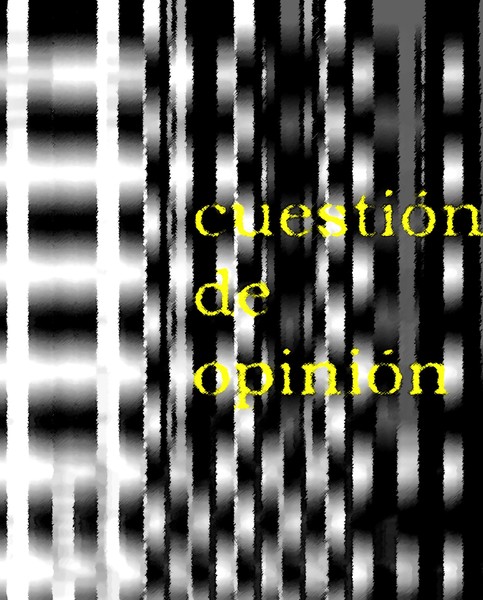cuestión de opinión
