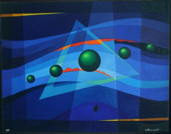 movement in blue