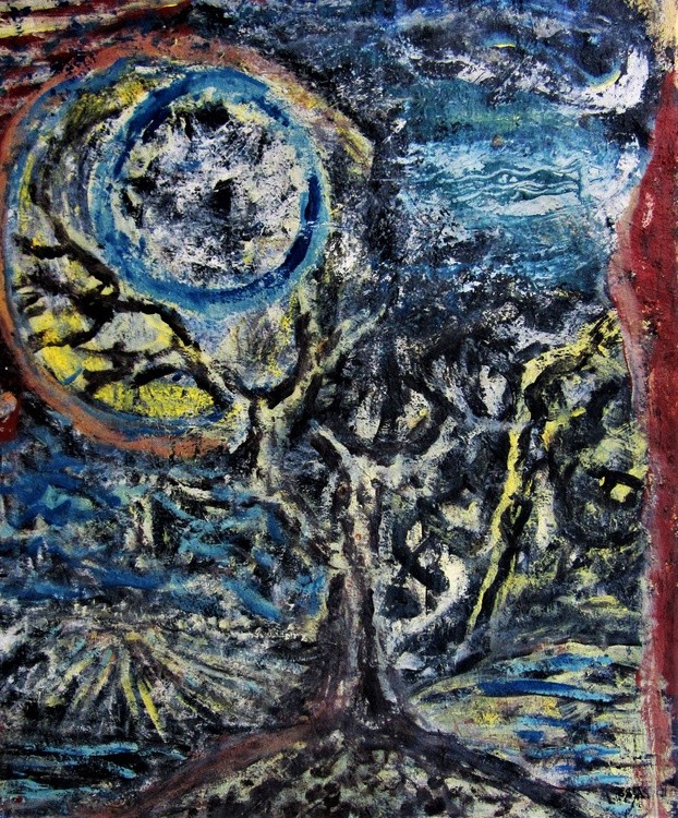 The Earth pretending to be the Moon during Harvest Time