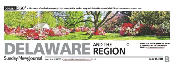 106th News journal Panorama-Unruh Azaleas