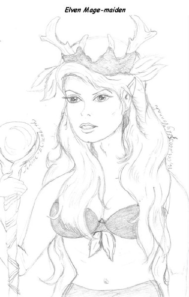 Elven Mage maiden