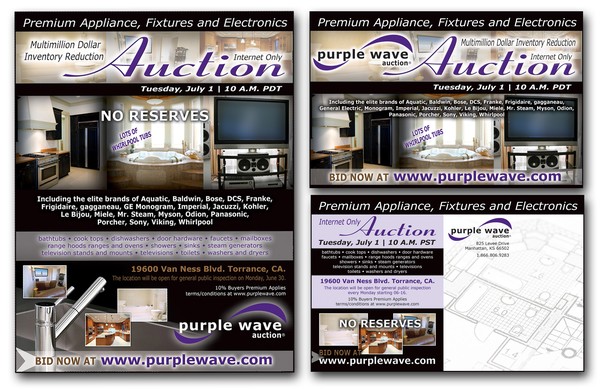 Purple Wave 7-01-08 Mailer & Flier