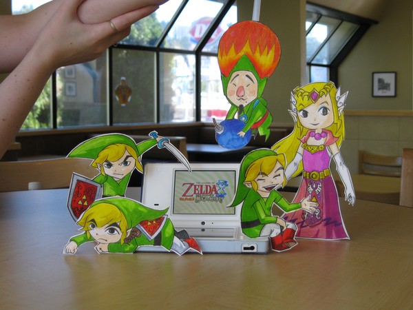 Link's,Zelda,Tingle  :Paper Children: