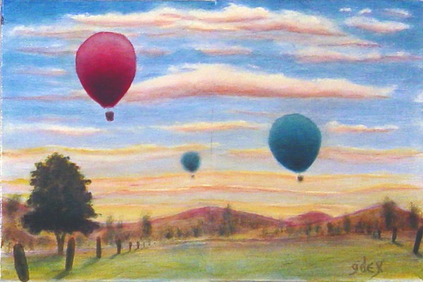 Up in the sky
