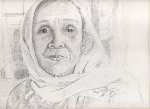 Graphite woman