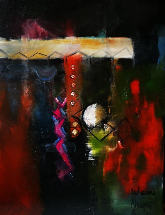 solsticio oleo sobre lienzo 80x60cm 2020