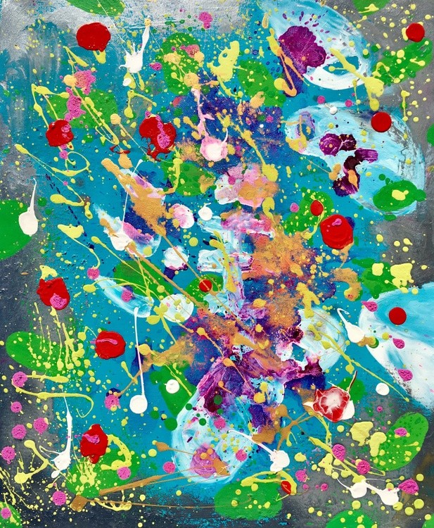 Colorful abstract art by Veera Zukova