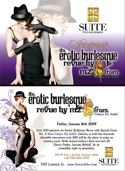 Erotic Burlesque at Suite 200