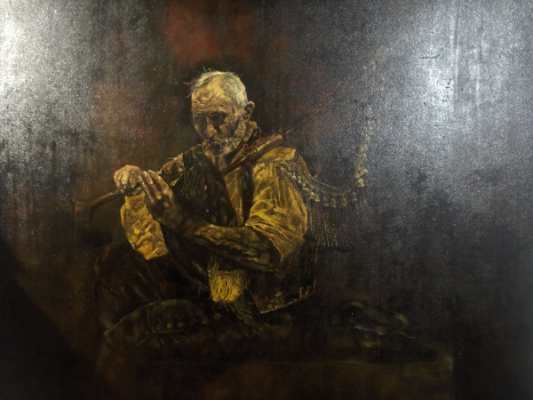 The old bagpiper .