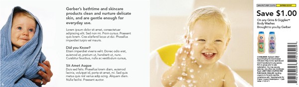 Gerber spread from Novartis Promotions Book