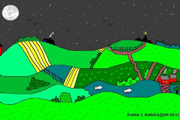 The country at night