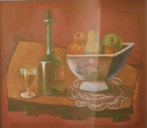 Drink and fruits