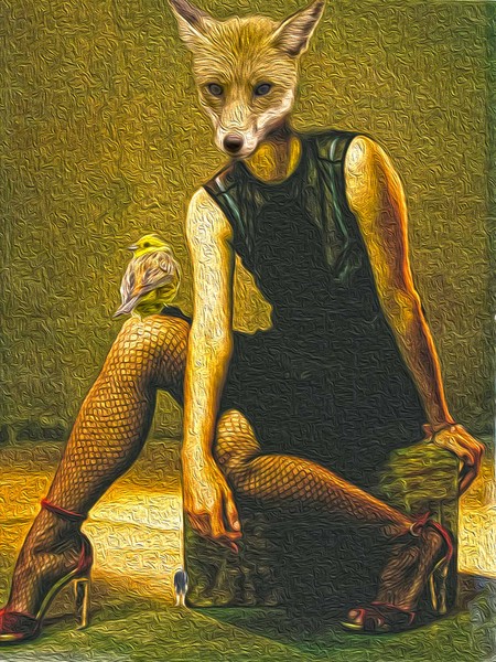 The foxy lady who lost her bet