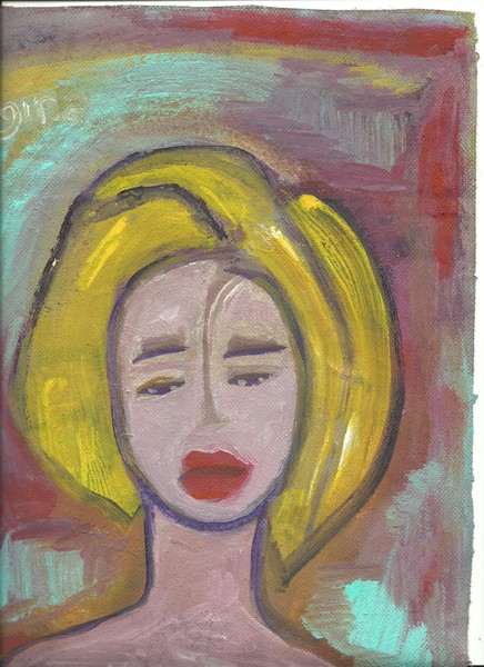 a blonde