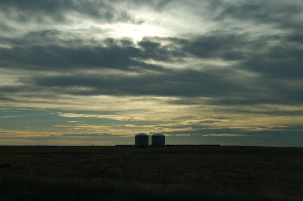 Sunset and the Silo