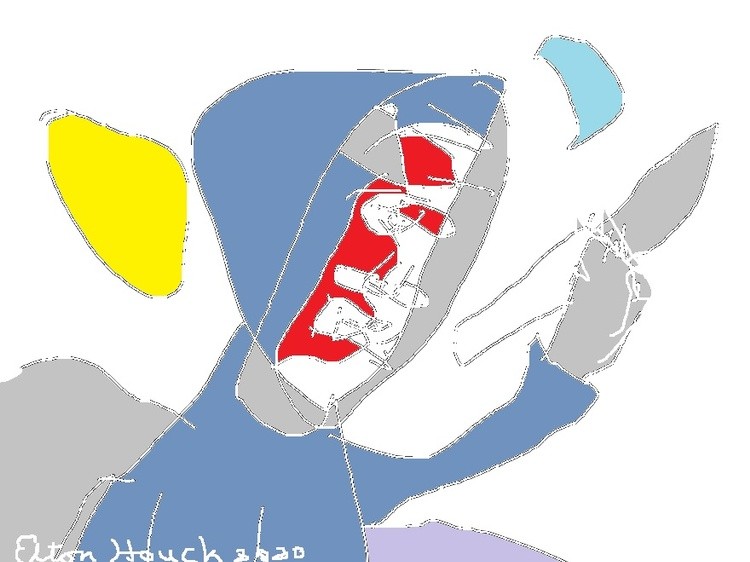 SKYWALKER'S UNTEACHABLE BROTHER TAKES A KNIFE TO A LIGHT SABER BATTLE.(C) 2020 ELTON HOUCK..digital