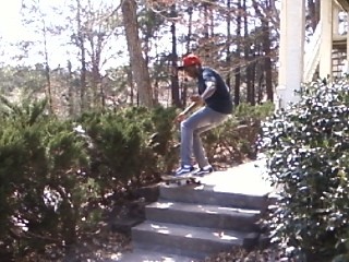 ollie down the stairs