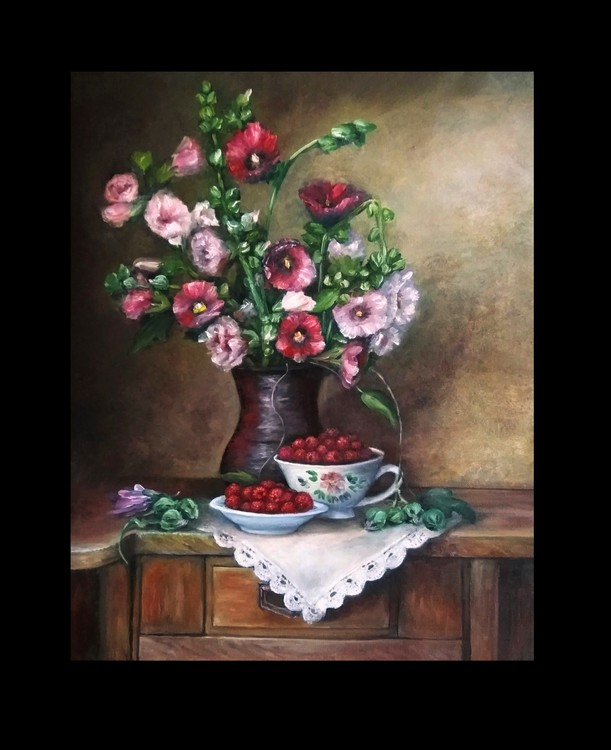 Pink bell flowers