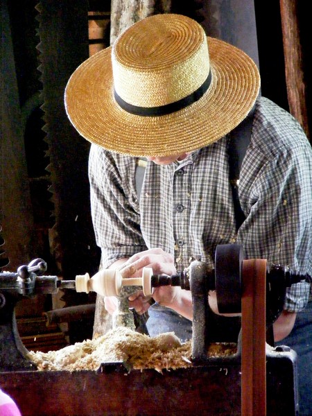 Man making toys