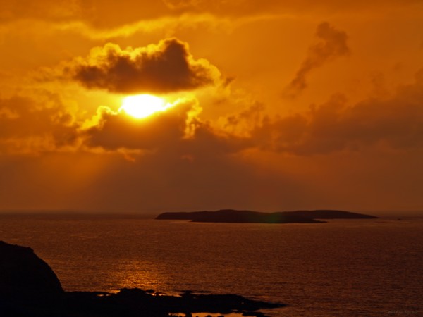 Sunset from the Dolphin Watch Cottage