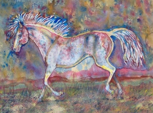 Lone Roan Horse