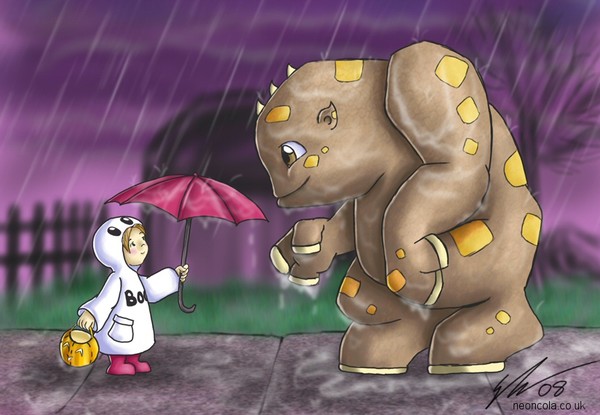 Halloween: In the rain