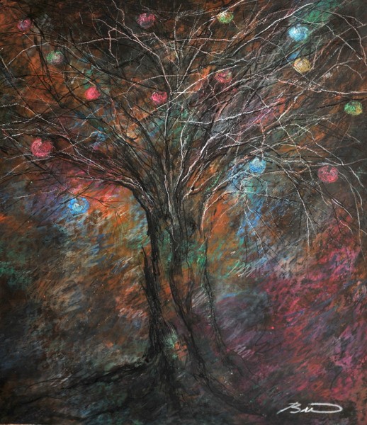 apple tree at winter