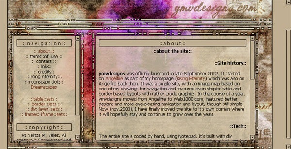 ymvdesigns main layout