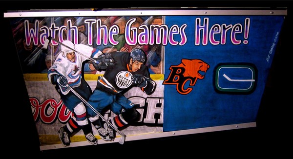 Chalk artist canucks hockey copyright