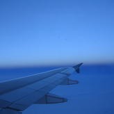 high in the sky