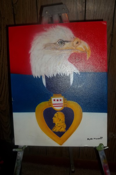Honor for the wounded in battle.
