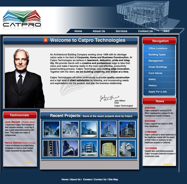 Catpro Home Page