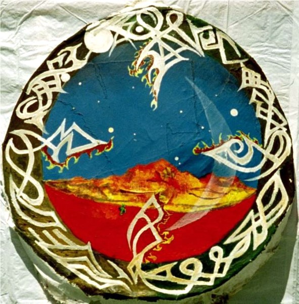  Desert - 1998 - 44in diameter - Oils