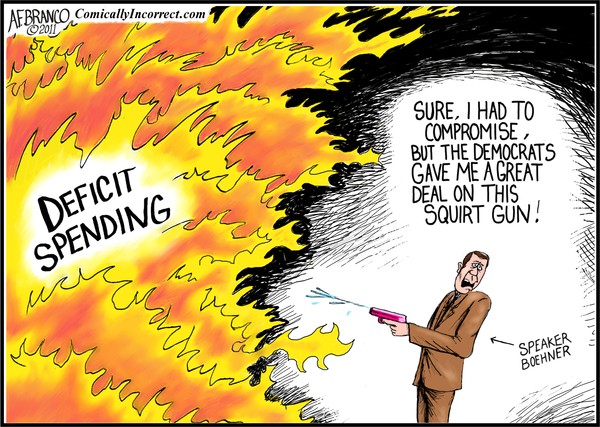 Boehner Budget Deal (Cartoon)