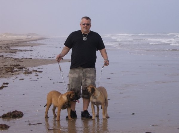 Me,Beau & Karma,South Padre Island Tx.