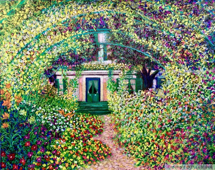 VUE DU JARDIN DE MONET