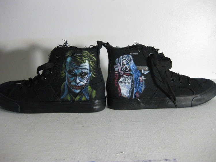 Joker / Harley Quinn Shoes
