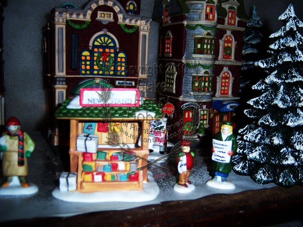 Department 56 Christmas Village Digital Art