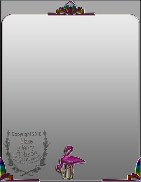 Art Deco and Flamingo Letterhead Copy