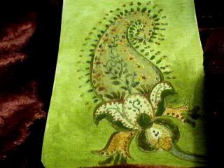 green paisley fantasy