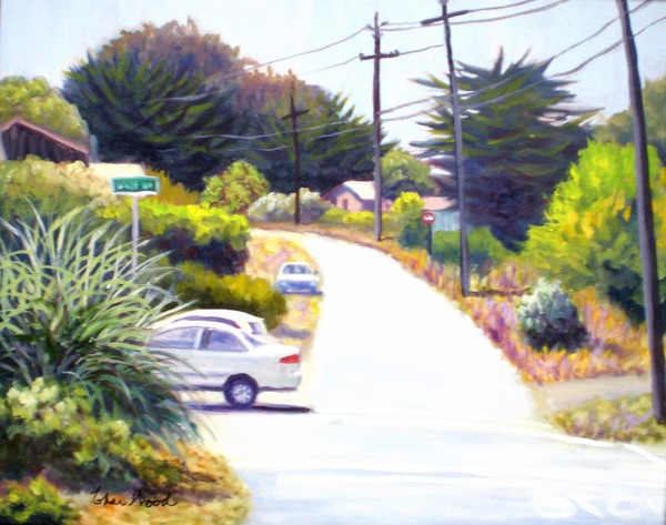 Back streets of Bodega Bay