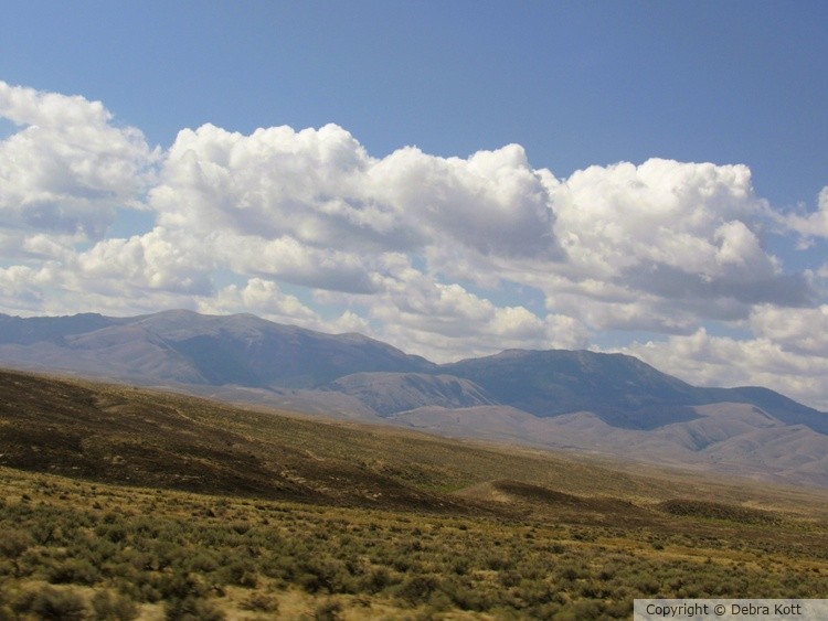 Clouds and Mountains.